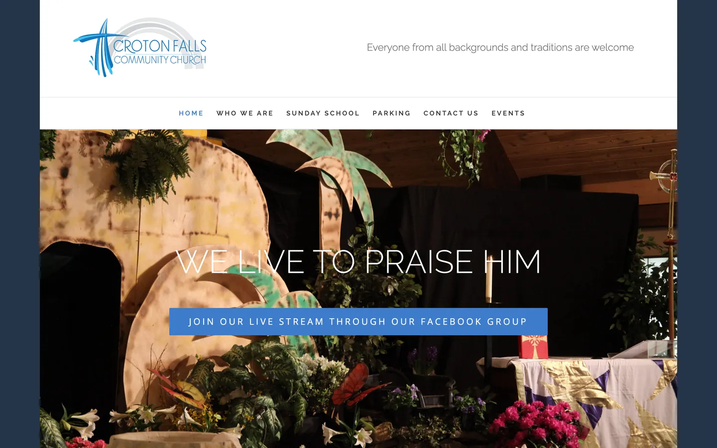 Croton Falls Community Church website homepage